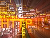 pic of develop  - Software package box Word cloud concept illustration of web HTTP - JPG 