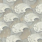 picture of waves  - seamless pattern with waves - JPG 