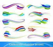 picture of arrow  - Collection of colour arrows - JPG 