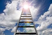 picture of objects  - Ladder into sky - JPG 