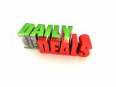stock photo of deal  - Daily Deals Block with  - JPG 