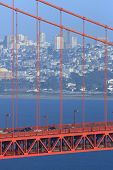 picture of bridge  - The Golden Gate Bridge is a suspension bridge spanning the Golden Gate - JPG 