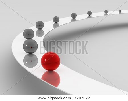 Picture or Photo of Very beautiful three-dimensional illustration figure. Structure. 3d