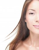 image of beauty  - Half woman face with copy - JPG 