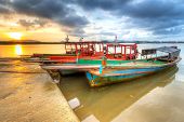 picture of transportation  - Sunrise at the river in Koh Kho Khao - JPG 
