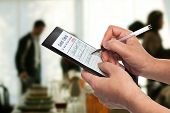 picture of order  - Guest Check concept of restaurant taking orders - JPG 