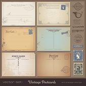 image of illustration  - antique postcards  - JPG 