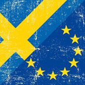 pic of europeans  - Swedish and european grunge Flag - JPG 