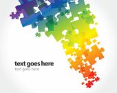 foto of puzzle  - Abstract puzzle background - JPG 