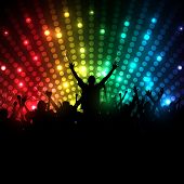 stock photo of people  - EPS10 Party People Vector Background  - JPG 