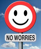 stock photo of worry  - no worries mate - JPG 