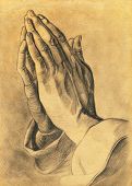 picture of religion  - two hands in prayer pose - JPG 
