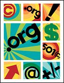 stock photo of incorporate  - Nine vector non - JPG 