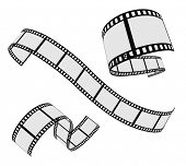 picture of watch  - vector film strip set - JPG 