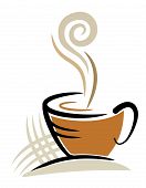 foto of art  - An illustration of coffee cup made with line art - JPG 