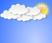 picture of illustration  - Illustration messages in the form of clouds - JPG 