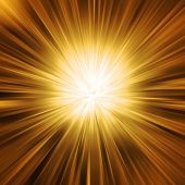 image of burst  - Golden Light Burst - JPG 
