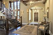 image of entrance  - Luxury Home Entrance and Stairway - JPG 