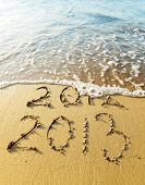 image of holidays  - New Year 2013 is coming concept  - JPG 