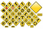 foto of road sign  - Road Sign Set  - JPG 