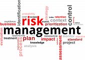 foto of technology  - A word cloud of risk management related items - JPG 