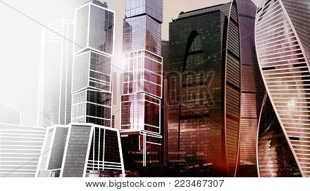 Poster: Skyscraper office building
