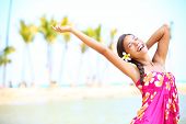 foto of holidays  - Happy people on beach travel  - JPG 