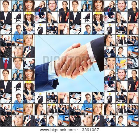 Picture or Photo of Business  people.  Businessmen and business women