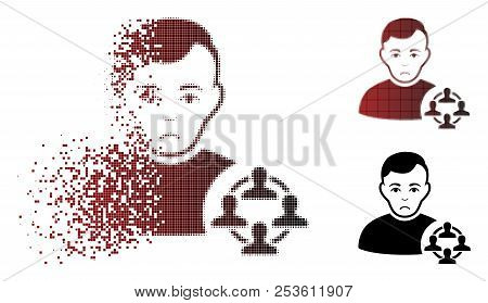 Poster: Dolor Social Networker Icon In