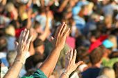 picture of religion  - Christian Hands Raised High Praise Reaching praising worshiping
 - JPG 