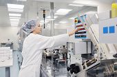 stock photo of medical  - medical pills industry  factory and production indoor - JPG 