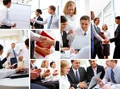 picture of handshake  - Business people in various situations connected with trainings - JPG 