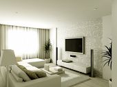 pic of interior  - Modern design interior of living - JPG 