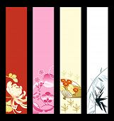 foto of art  - Asian art banner or sider backgrounds - JPG 