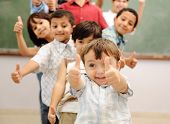 picture of children  - Children at school classroom - JPG 