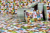 stock photo of  photo  - huge number of printed products - JPG 