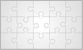 image of puzzle  - Vector puzzle background - JPG 