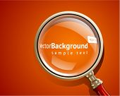 picture of watch  - Vector background gold magnifier icon - JPG 