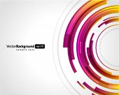 image of technology  - Abstract technology circles vector background - JPG 