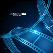 picture of final  - Film strip vector background - JPG 