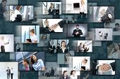 foto of time  - Business collage made of many business pictures - JPG 