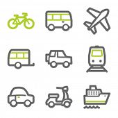 foto of transportation  - Transport web icons - JPG 