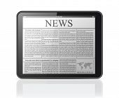 picture of newspaper  - Generic tablet PC - JPG 