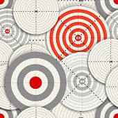 image of competition  - Seamless background of different sizes targets - JPG 