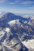 image of  photo  - Mount Aconcagua in Mendoza Andes Mountain Range border between Argentina and Chile.
Argentina (highest pick in America continent). Aerial photo.
** Note: Slight blurriness, best at smaller sizes - JPG 