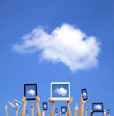 picture of business concept  - cloud computing concept - JPG 