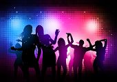 picture of people  - Party People Background  - JPG 