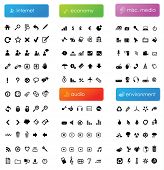 pic of finance  - 150 vector icons divided into five categories  - JPG 