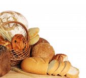 picture of food  - large variety of bread - JPG 