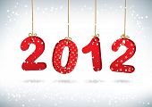 image of year  - Happy New Year 2012 greeting card - JPG 